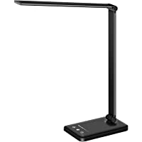 Lámpara Escritorio LED- Flexo de Escritorio- La luz natural protege los ojos- Lámpara de mesa regulable con puerto de…